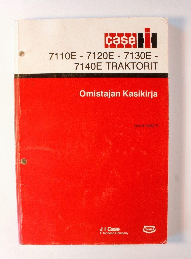 CaseIH 7110E, 7120E, 7130E, 7140E Omistajan Käsikirja