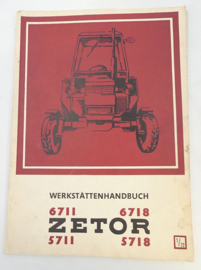Zetor 5711, 5718, 6711, 6718 werkstättenhandbuch
