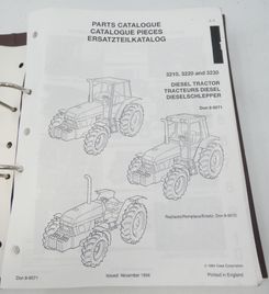 CaseIH 3210, 3220 & 3230 diesel tractors parts catalogue