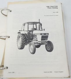 David Brown 1490 tractor parts catalog