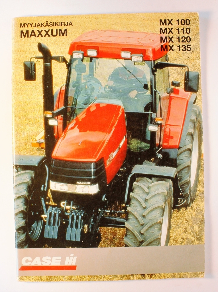 CaseIH Maxxum MX100, MX110, MX120, MX135 Myyjäkäsikirja