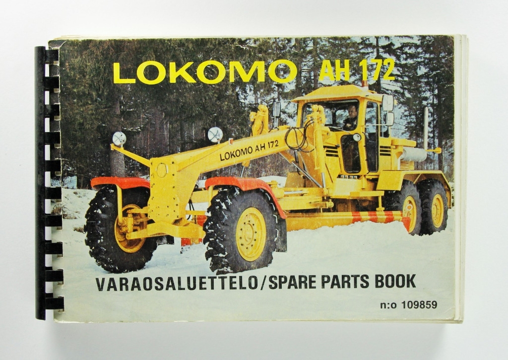 Lokomo Tiehöylä AH172 Varaosaluettelo