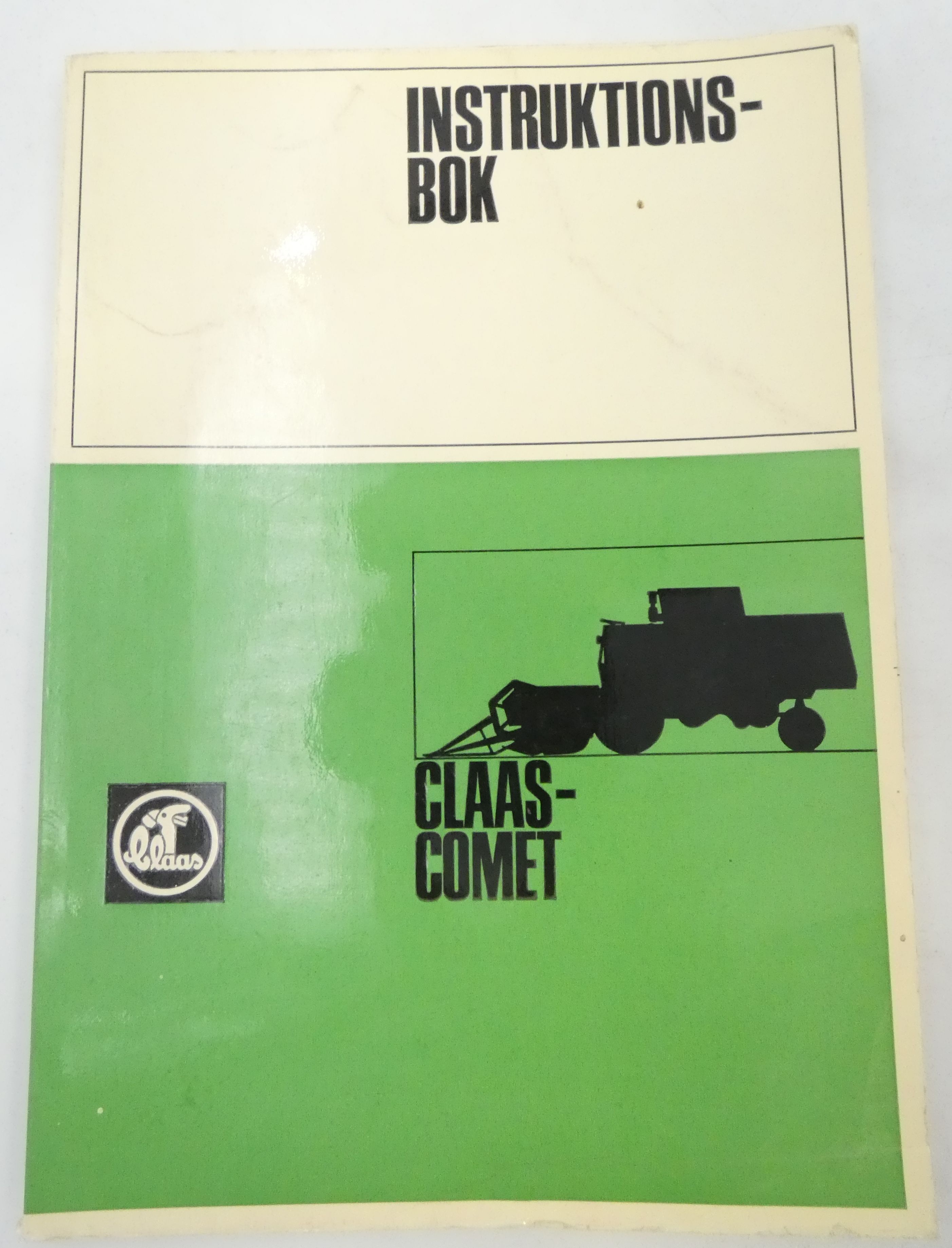 Claas Comet instruktionsbok + lubrication chart