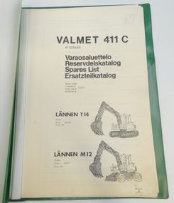Valmet 411C (Lännen T14, Lännen M12) varaosaluettelo
