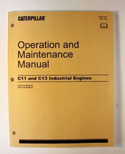 Caterpillar C11 and C13 Industrial Engines Operation and Maintenance