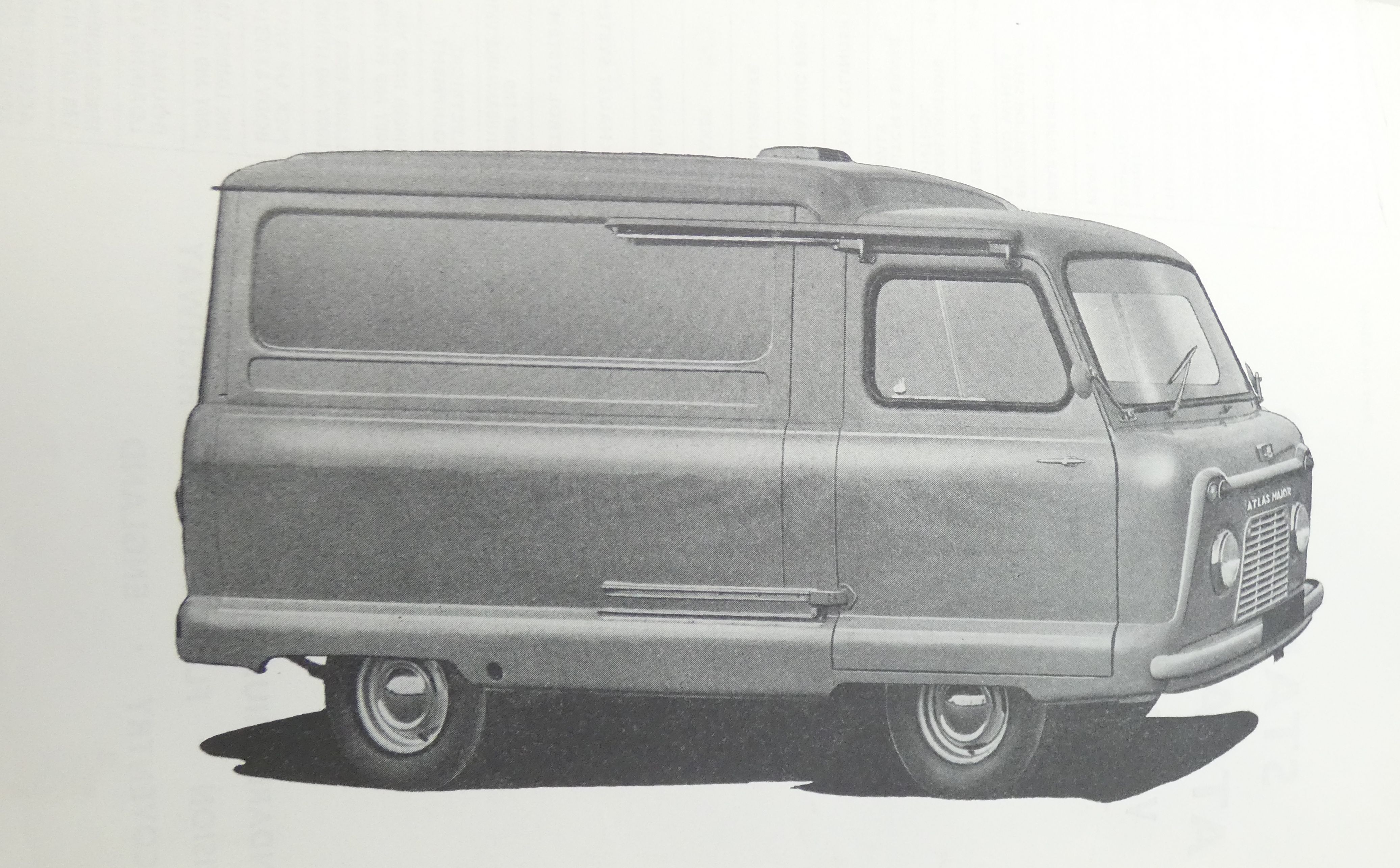 Standard Atlas Major Van Pick up Truck Spare Parts Catalogue
