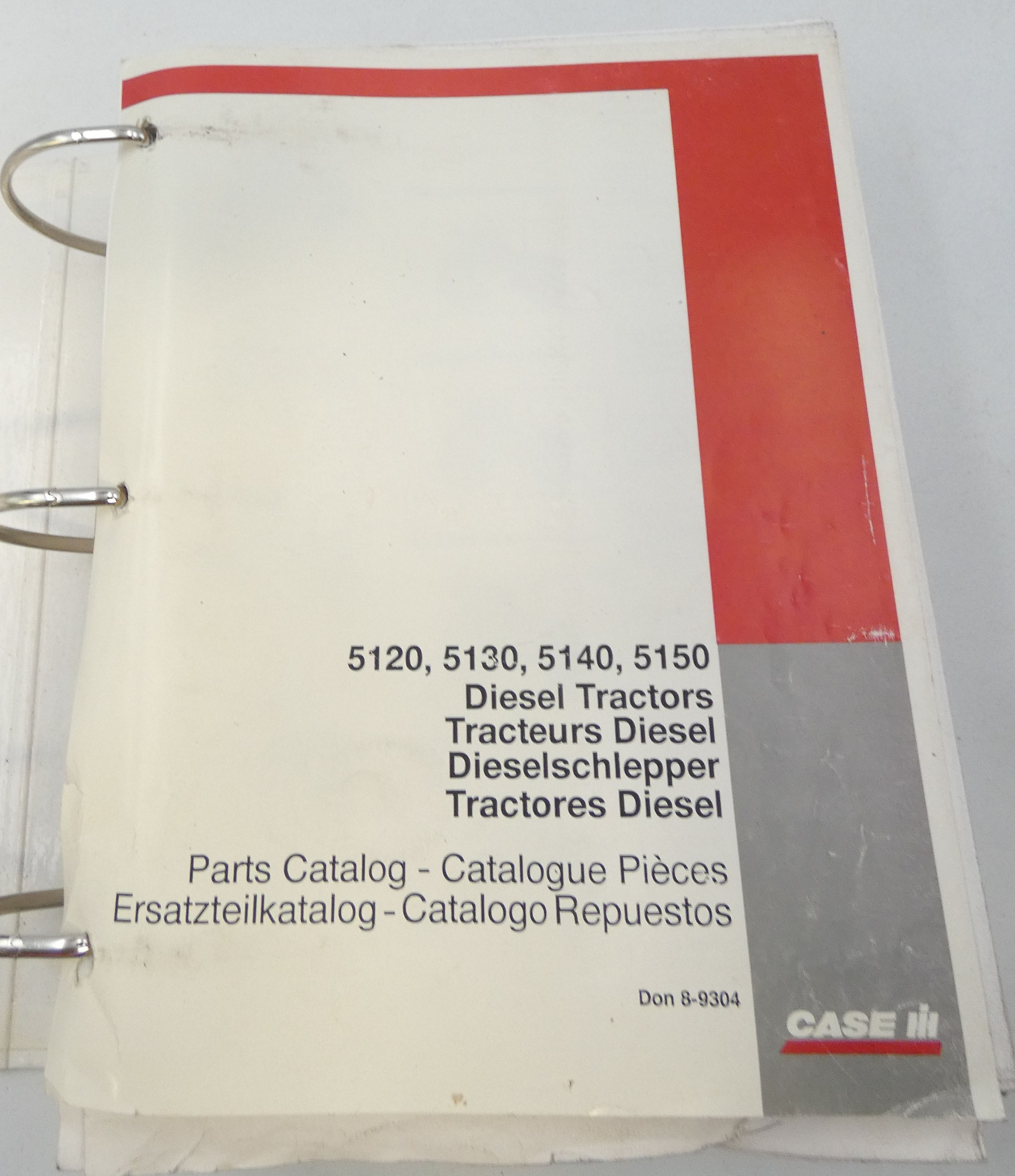 CaseIH 5120, 5130, 5140, 5150 diesel tractors parts catalog