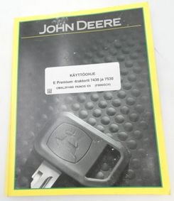 John Deere käyttöohje E Premium -traktorit 7430 ja 7530