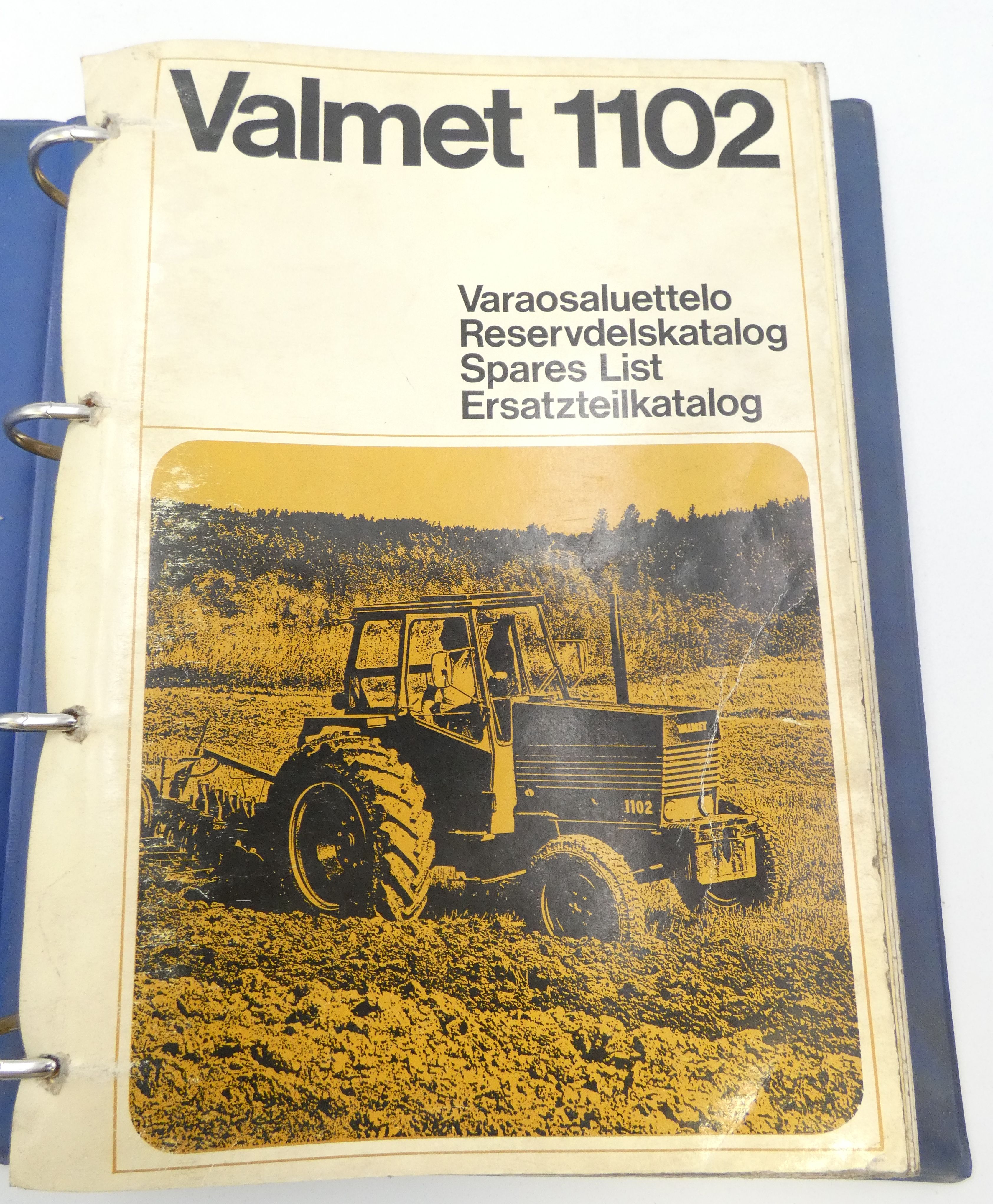 Valmet 1102 varaosaluettelo