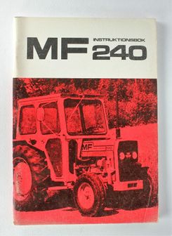 MF 240 Instruktionsbok