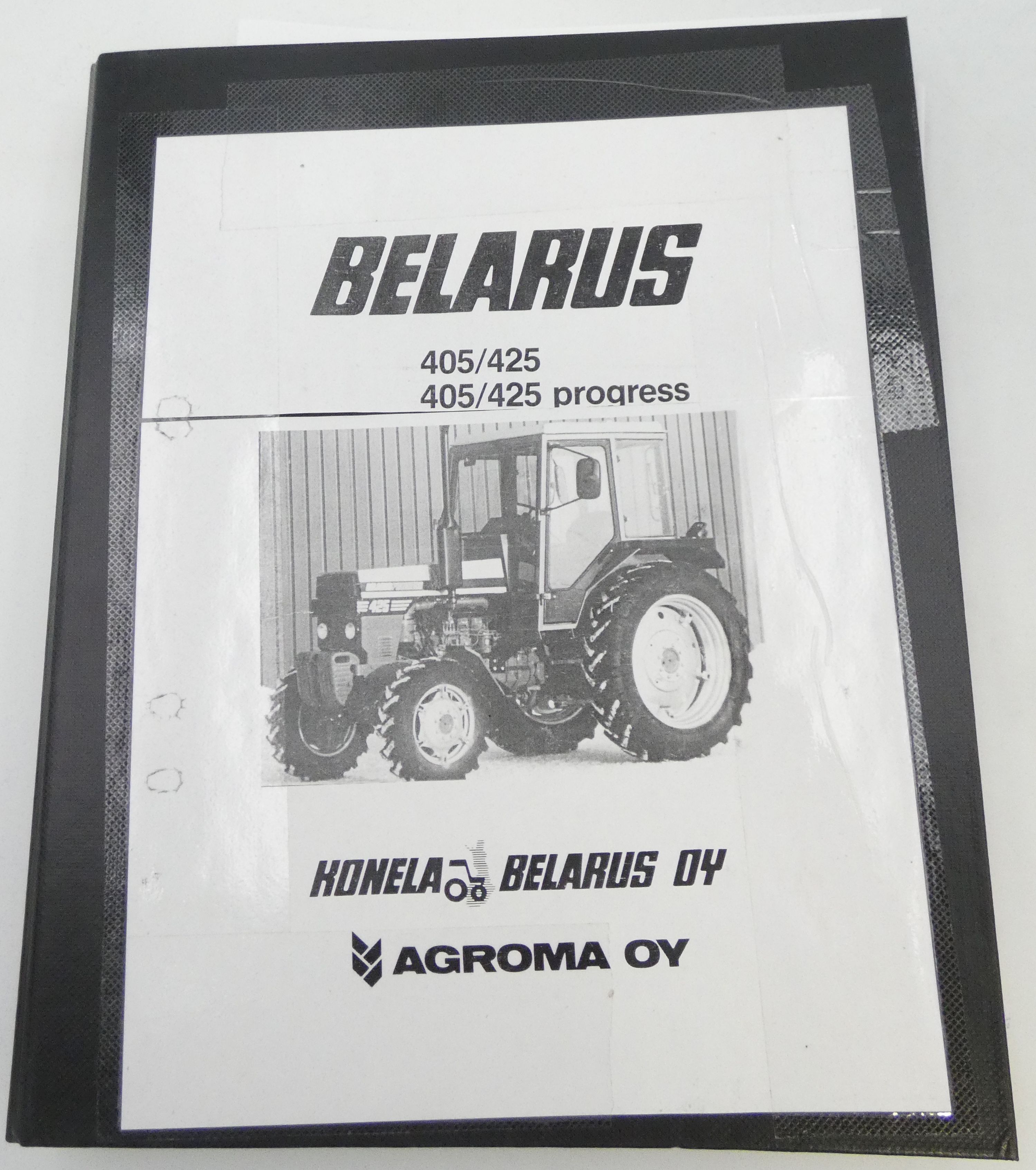 Belarus 405/425 progress ohjekirja