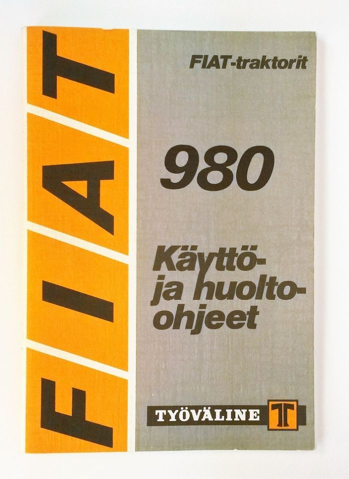 Fiat 980 Neliveto ja Takaveto Käyttö- ja huolto-ohjeet