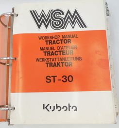 Kubota ST30 tractor workshop manual