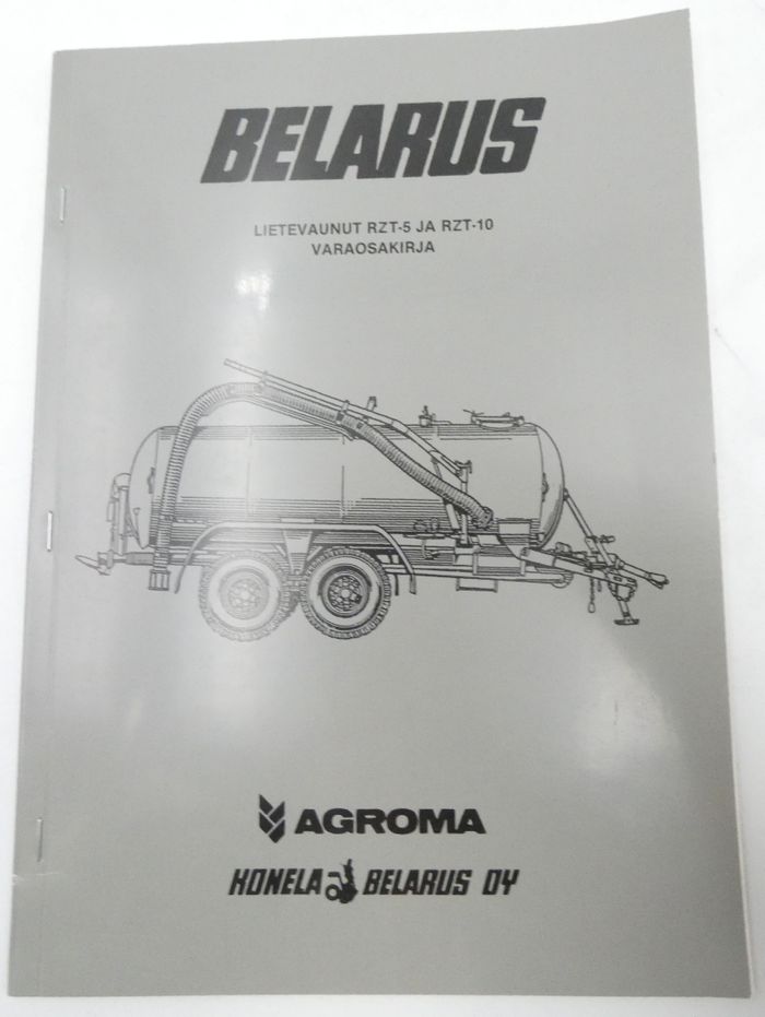 Belarus RZT-5 and RZT-10 liquid organic fertilizer distributor catalogue of parts and assembly units