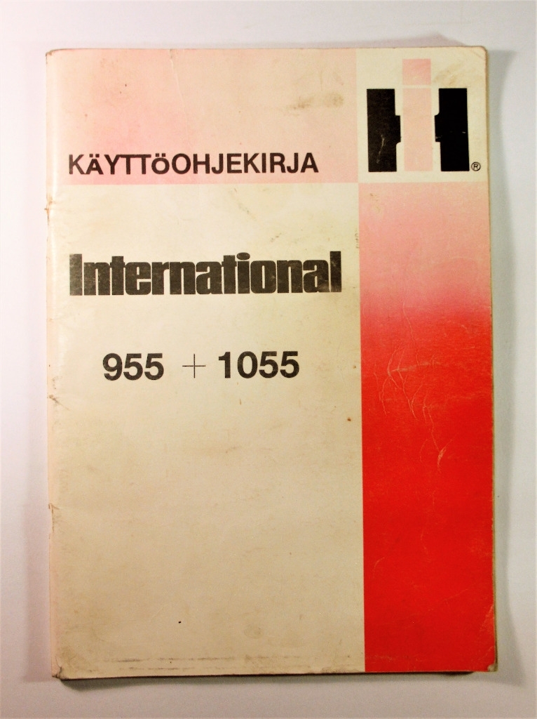 International 955 1055 Käyttöohjekirja