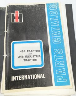 International 484 tractor and 248 industrial tractor parts catalog