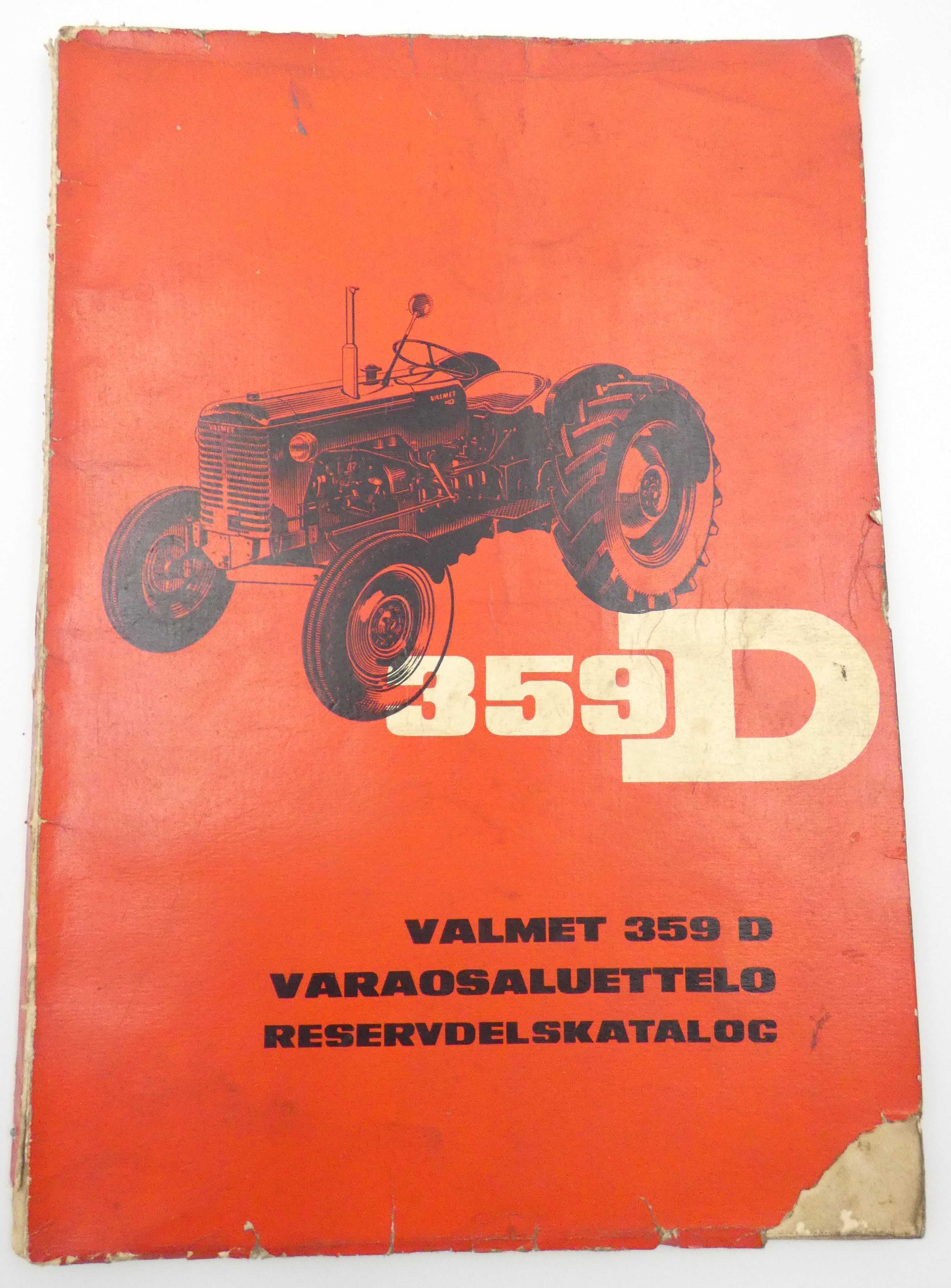 Valmet 359D varaosaluettelo