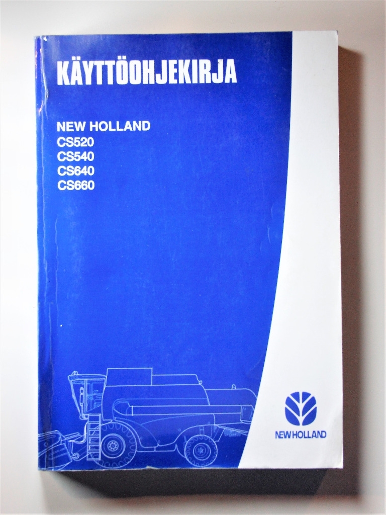 New Holland CS520 CS540 CS640 CS660 Käyttöohjekirja