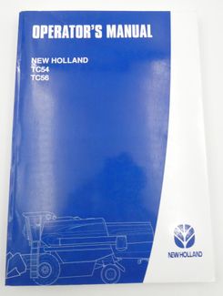 New Holland TC54 and TC56 operator's manual