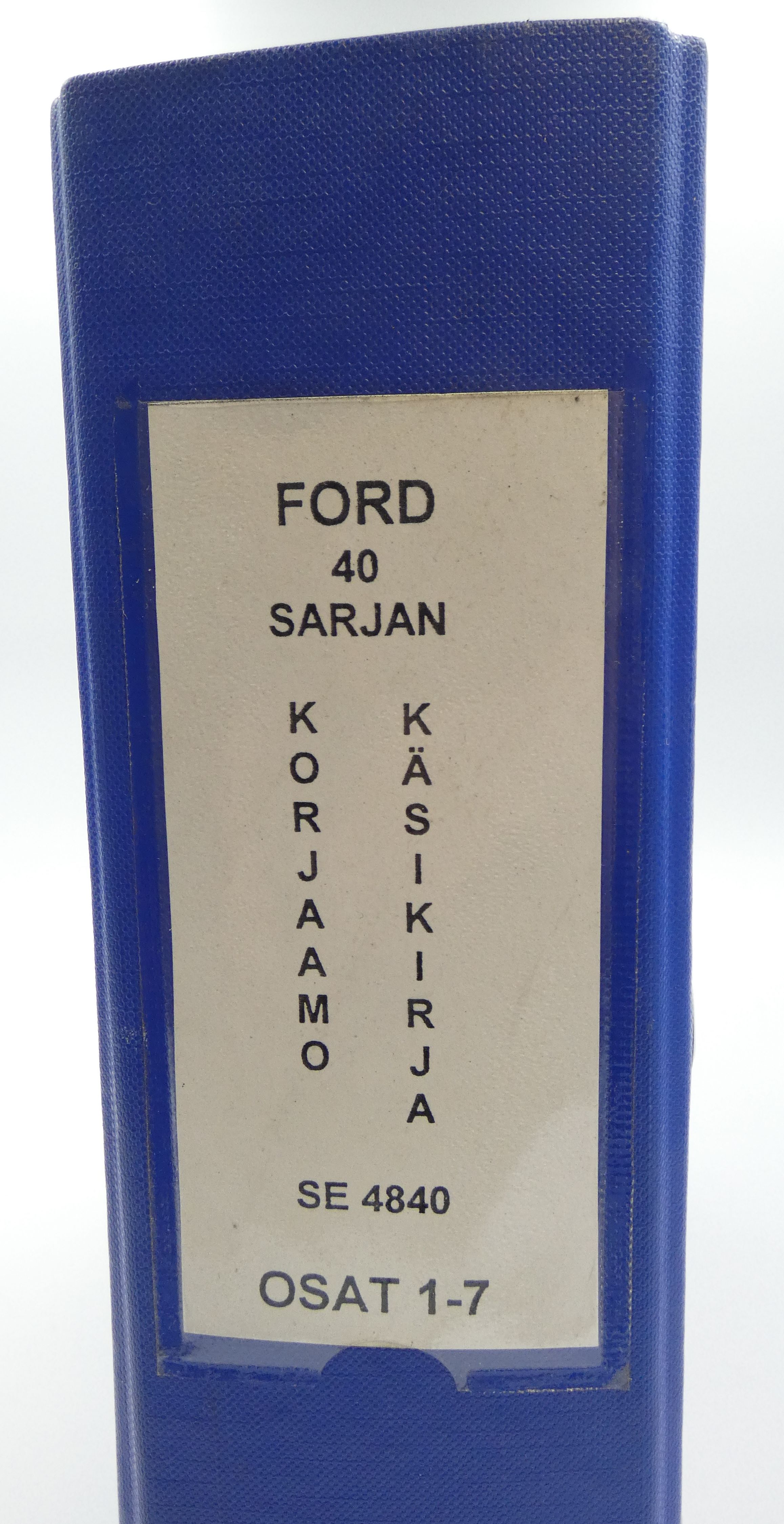 Ford New Holland 40-sarjan korjaamokäsikirja osat 1-7