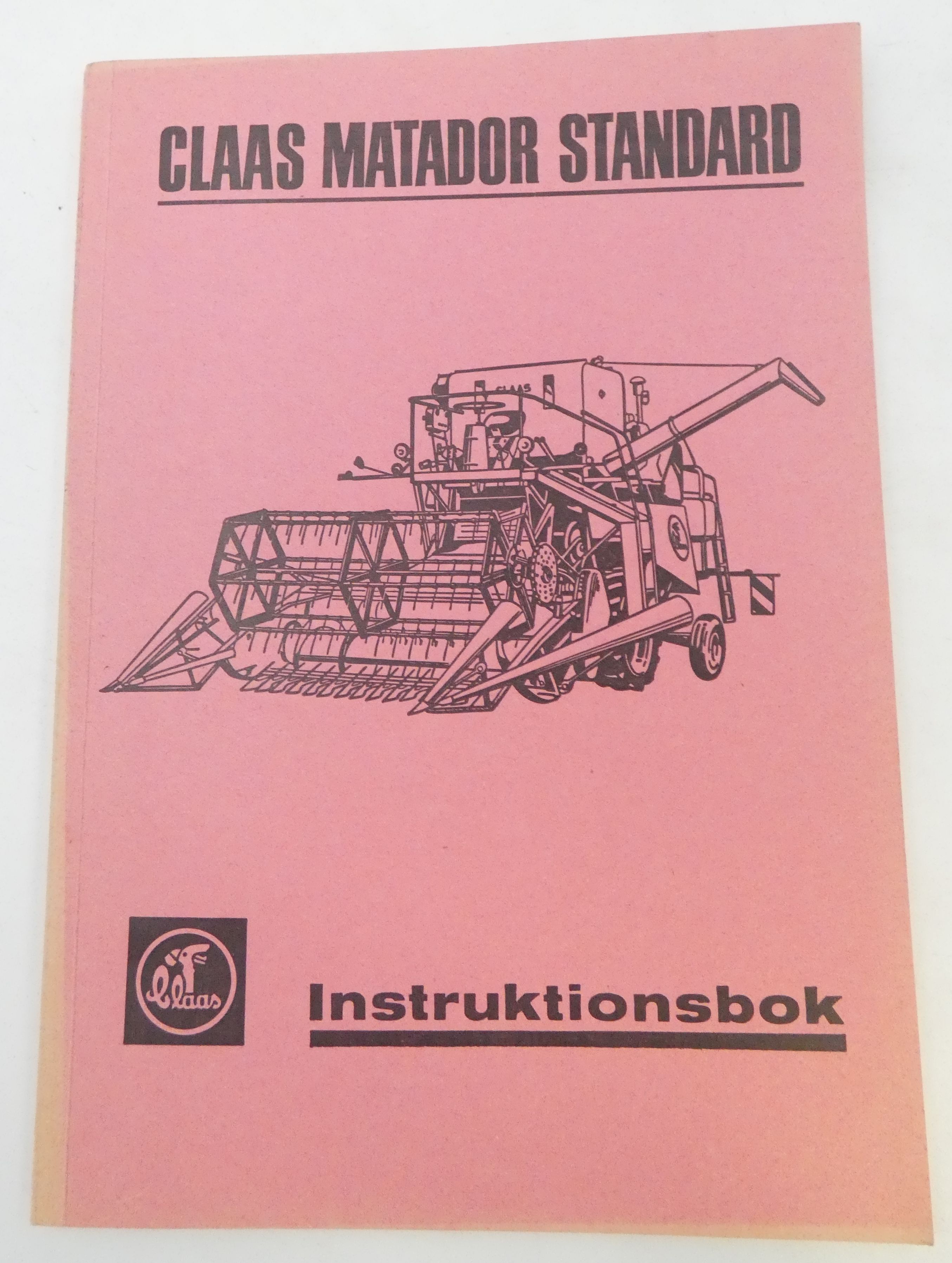 Claas Matador Standard instruktionsbok