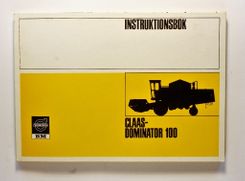 Claas-Dominator 100 Instruktionsbok