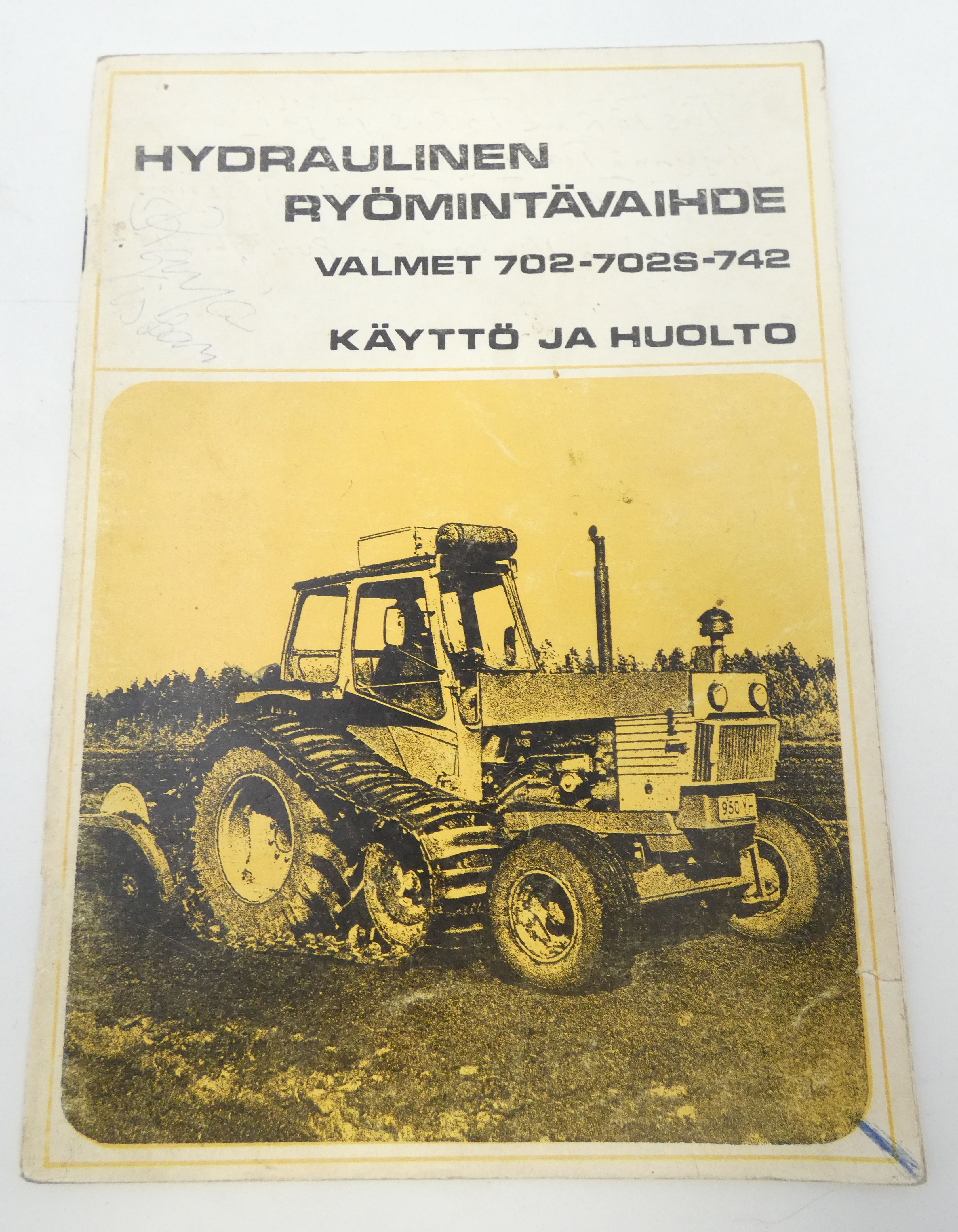 Valmet 702-702S-742 hydraulinen ryömintävaihde käyttö ja huolto