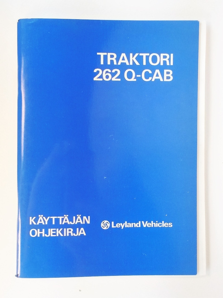 Leyland 262 Q-CAB Käyttäjän Ohjekirja