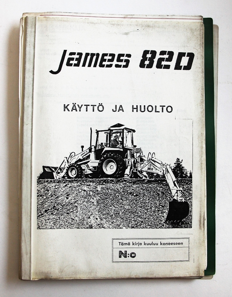 James 820 Käyttö ja Hoito