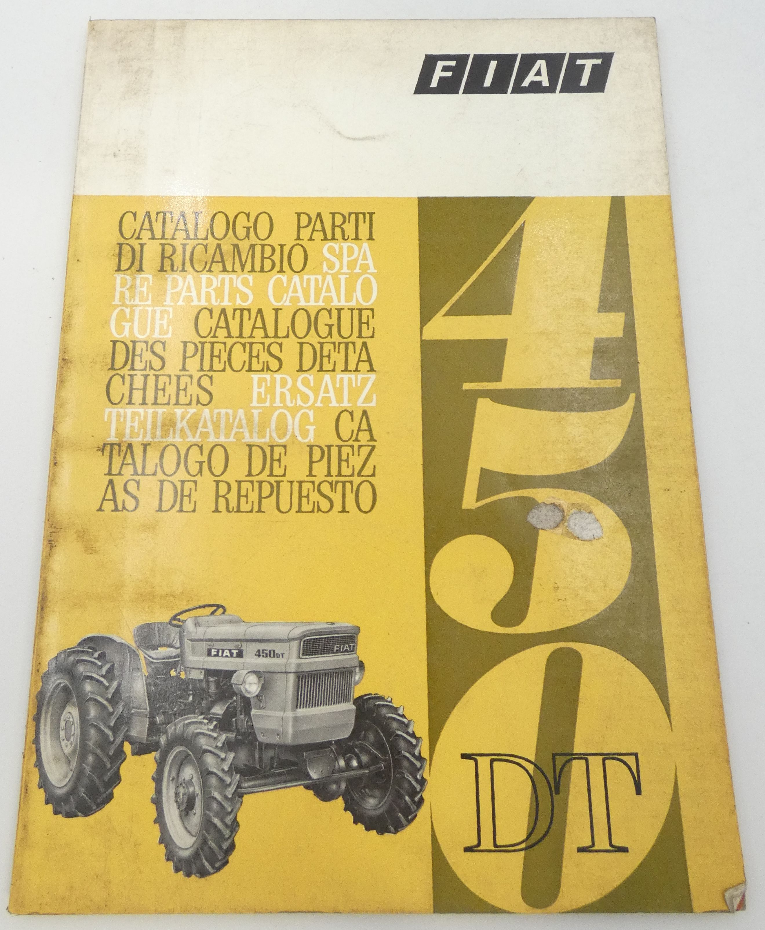 Fiat 450dt spare parts catalogue