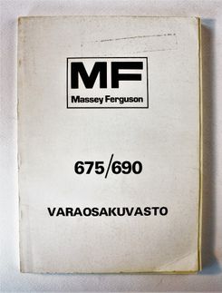 MF 675, 690 Varaosakuvasto