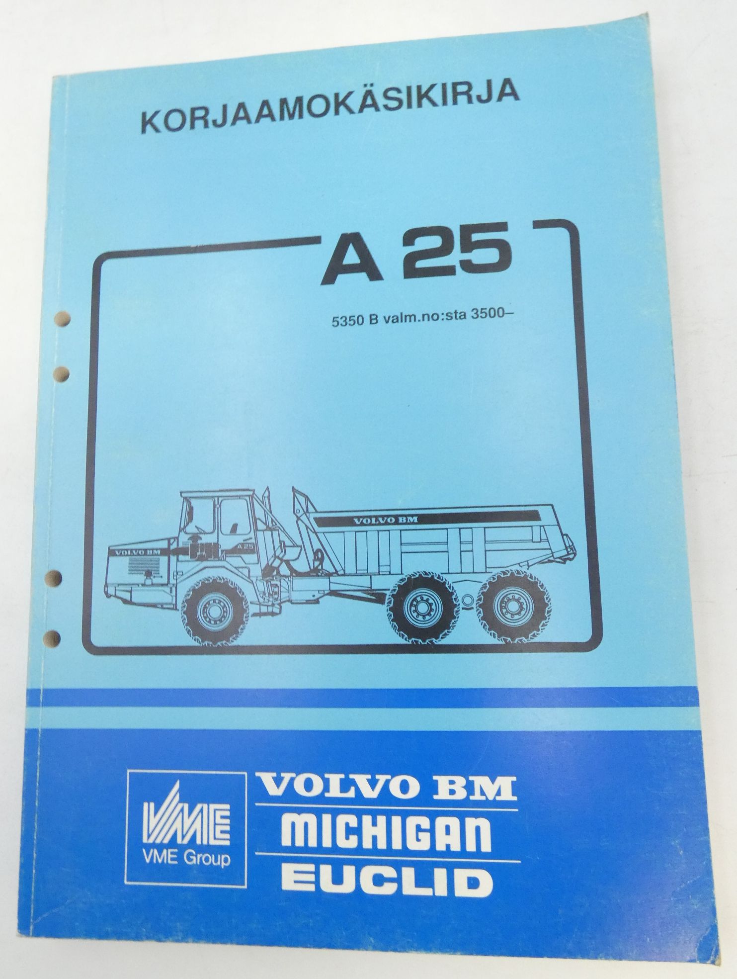 Volvo BM A25 korjaamokäsikirja