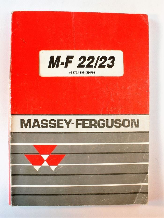 Massey Ferguson 22/23 Varaosakirja