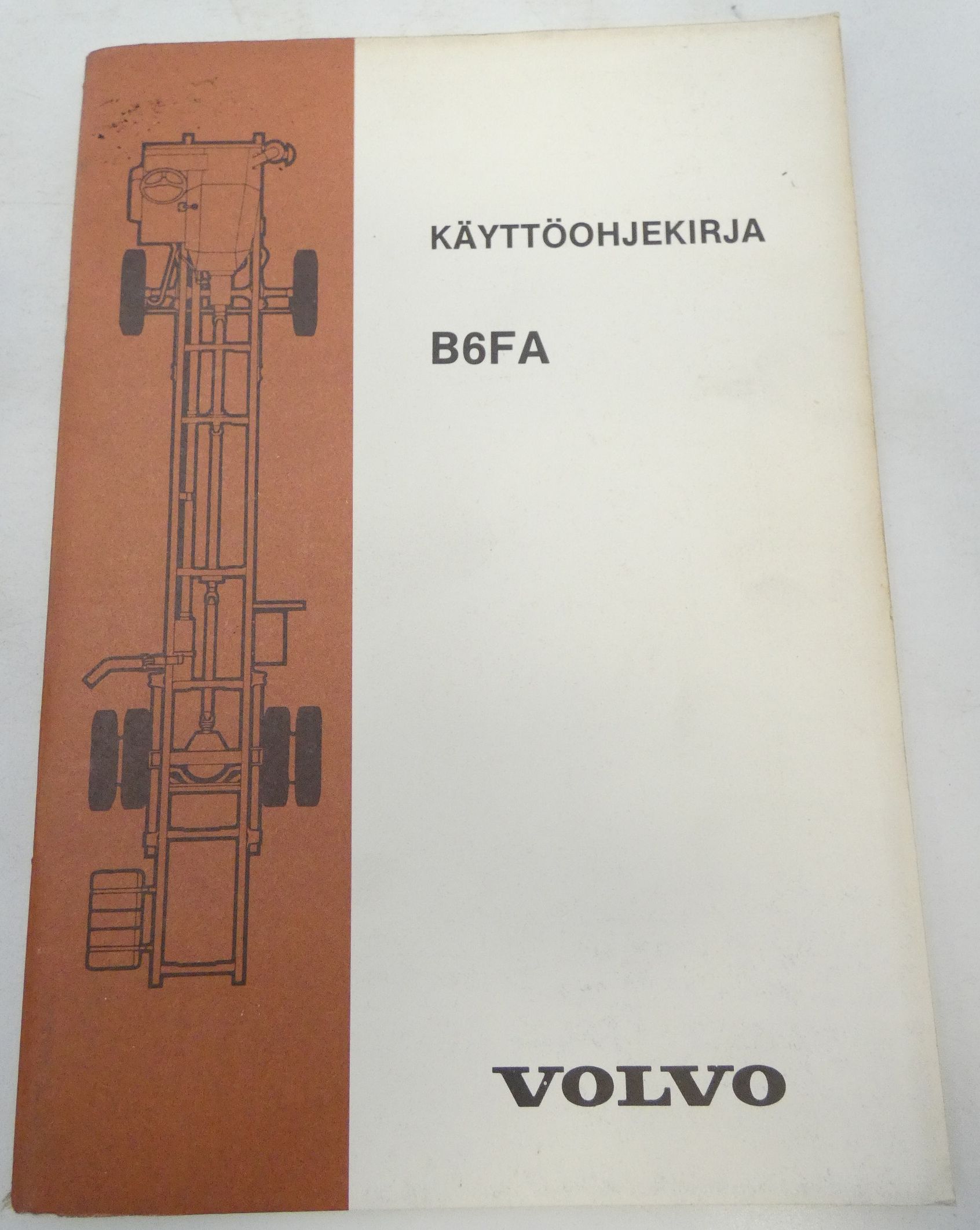 Volvo B6FA käyttöohjekirja