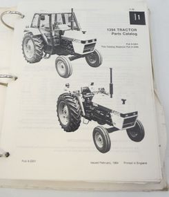 Case 1394 tractor parts catalog