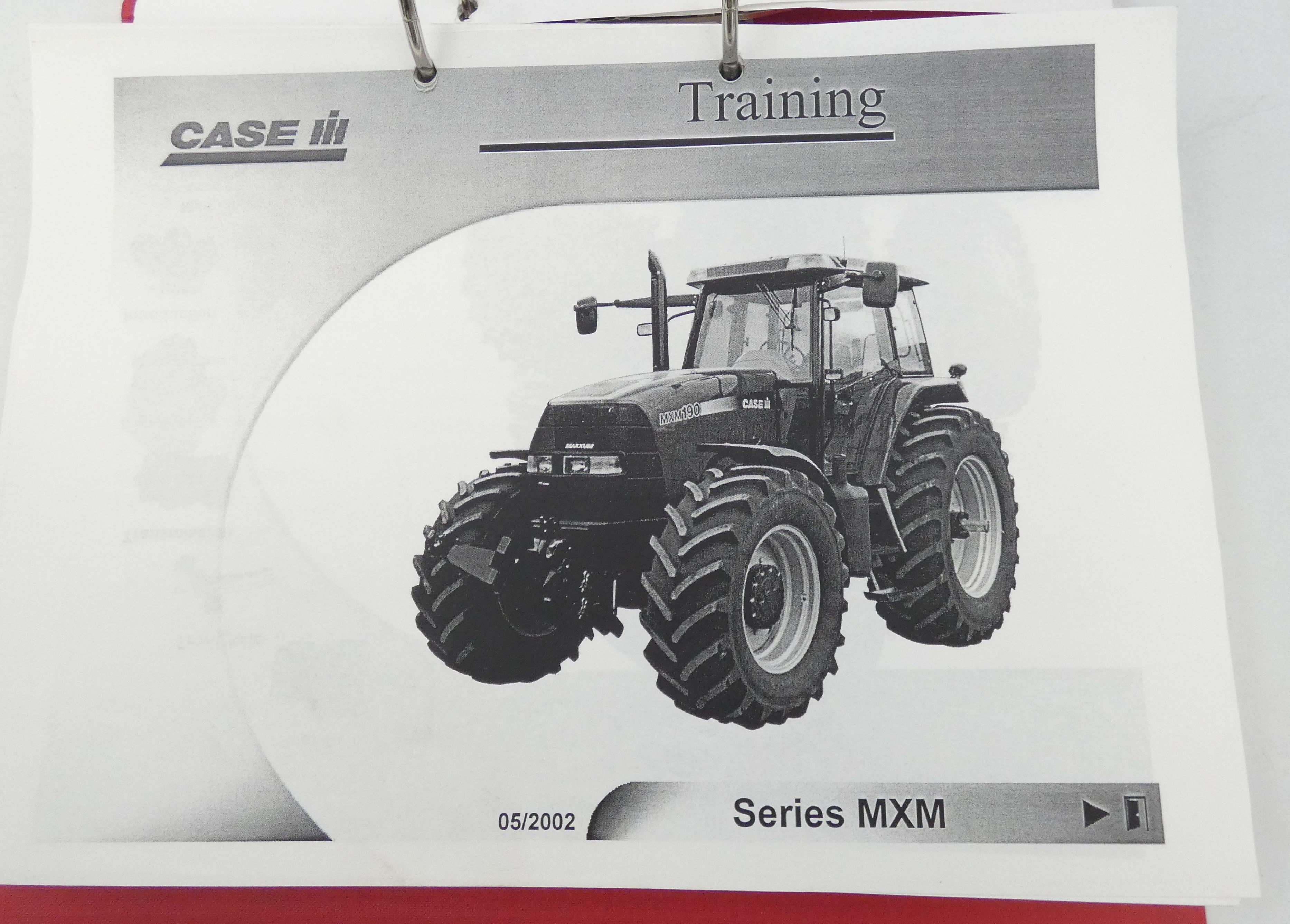 CaseIH MXM120-190 training manual