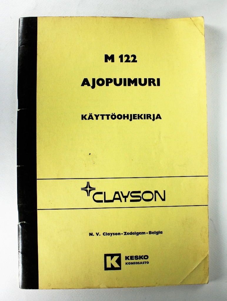 Clayson M122 Käyttöohjekirja