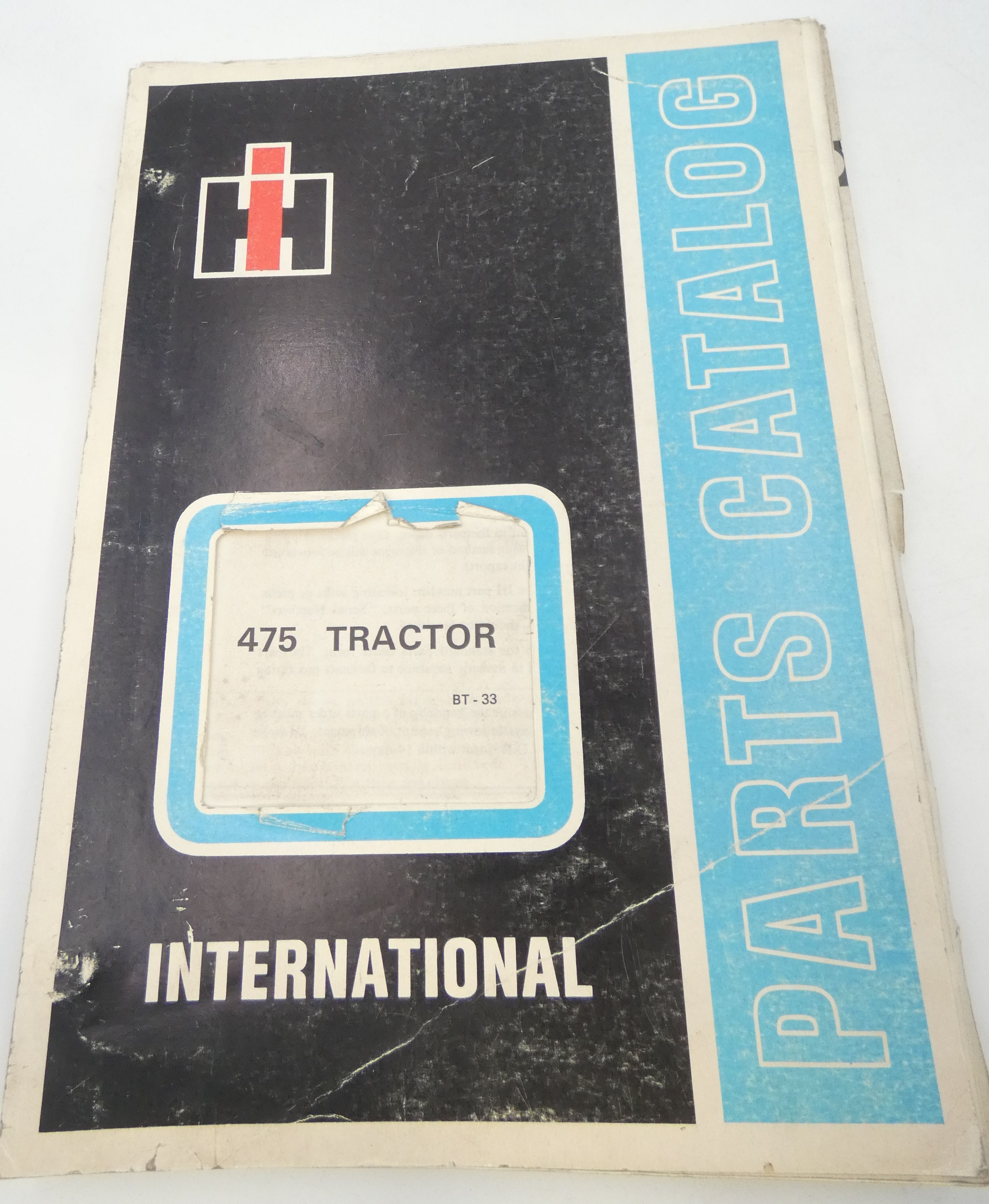 International 475 tractor parts catalog