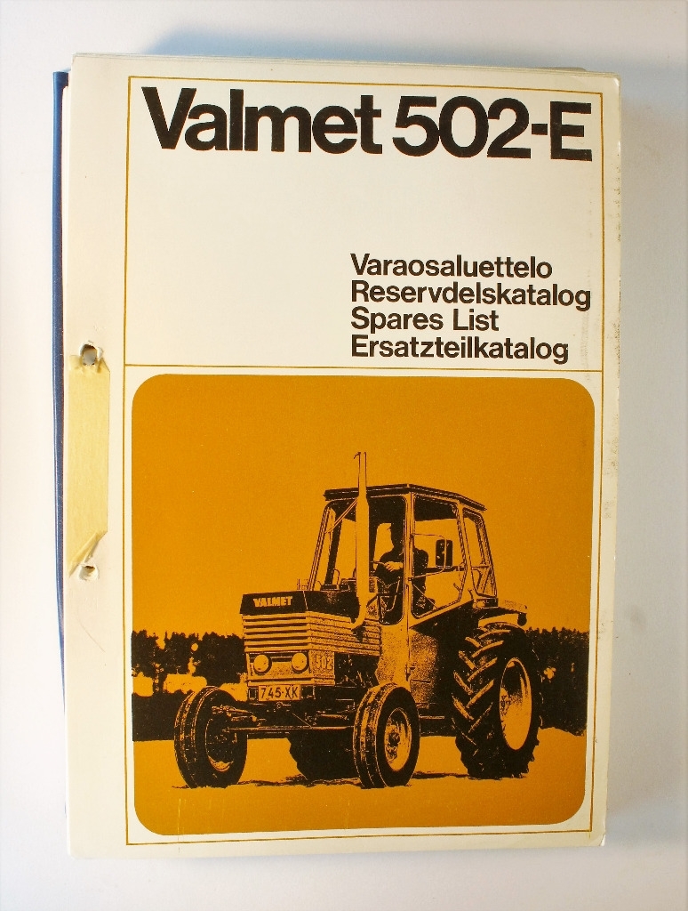 Valmet 502-E Varaosaluettelo