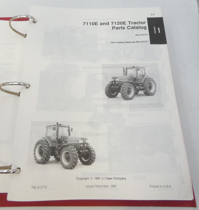 CaseIH 7110E and 7120E tractor parts catalog