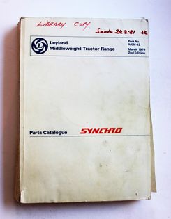 Leyland Synchro Parts Catalogue
