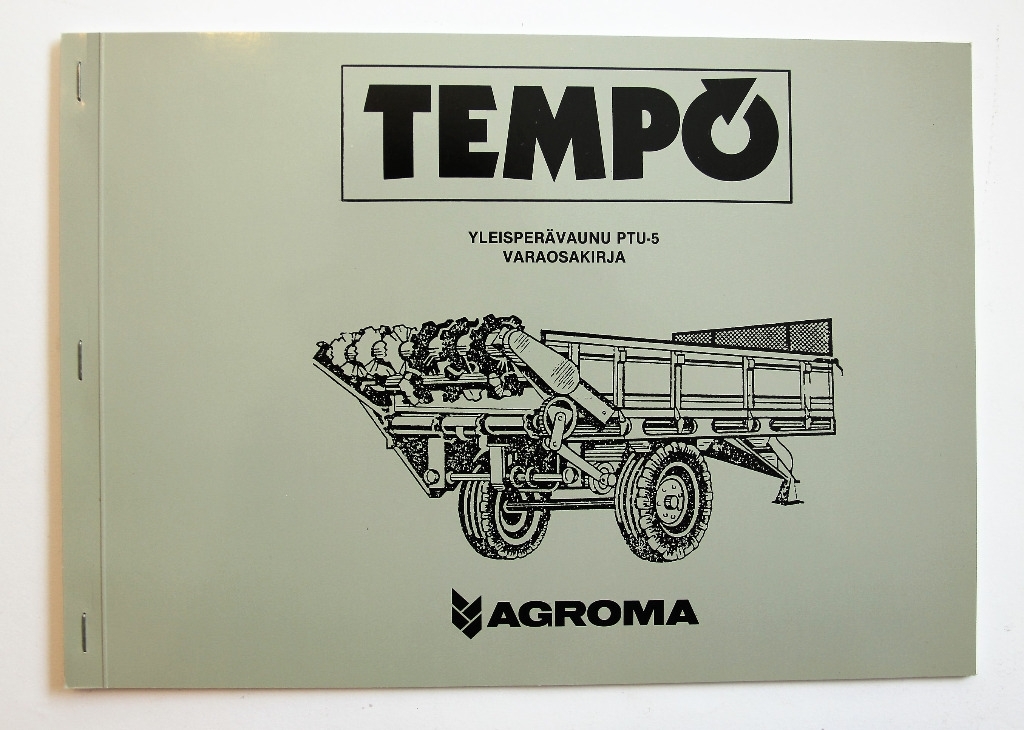 Tempo PTU-5 Varaosakirja