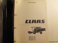 Claas Medion 310,320, 340 mallit ohjekirja