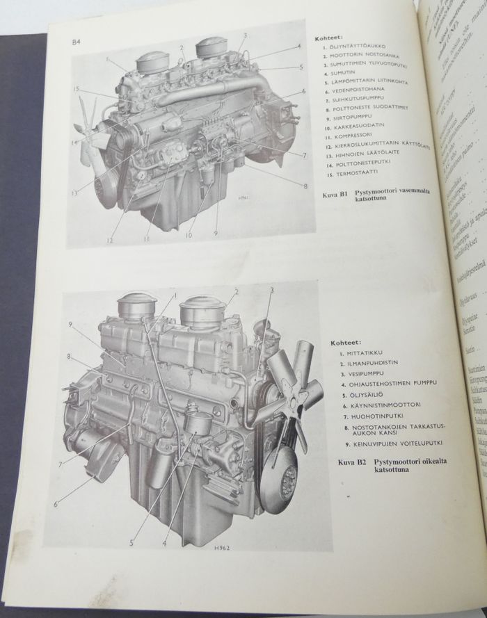 Vanaja AEC A691 suorasuihkutus -dieselmoottorin huoltokirja