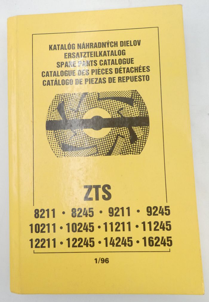 Zetor ZTS 8211, 8245, 9211, 9245, 10211, 10245, 11211, 11245, 12211, 12245, 14245, 16245 spare parts catalogue