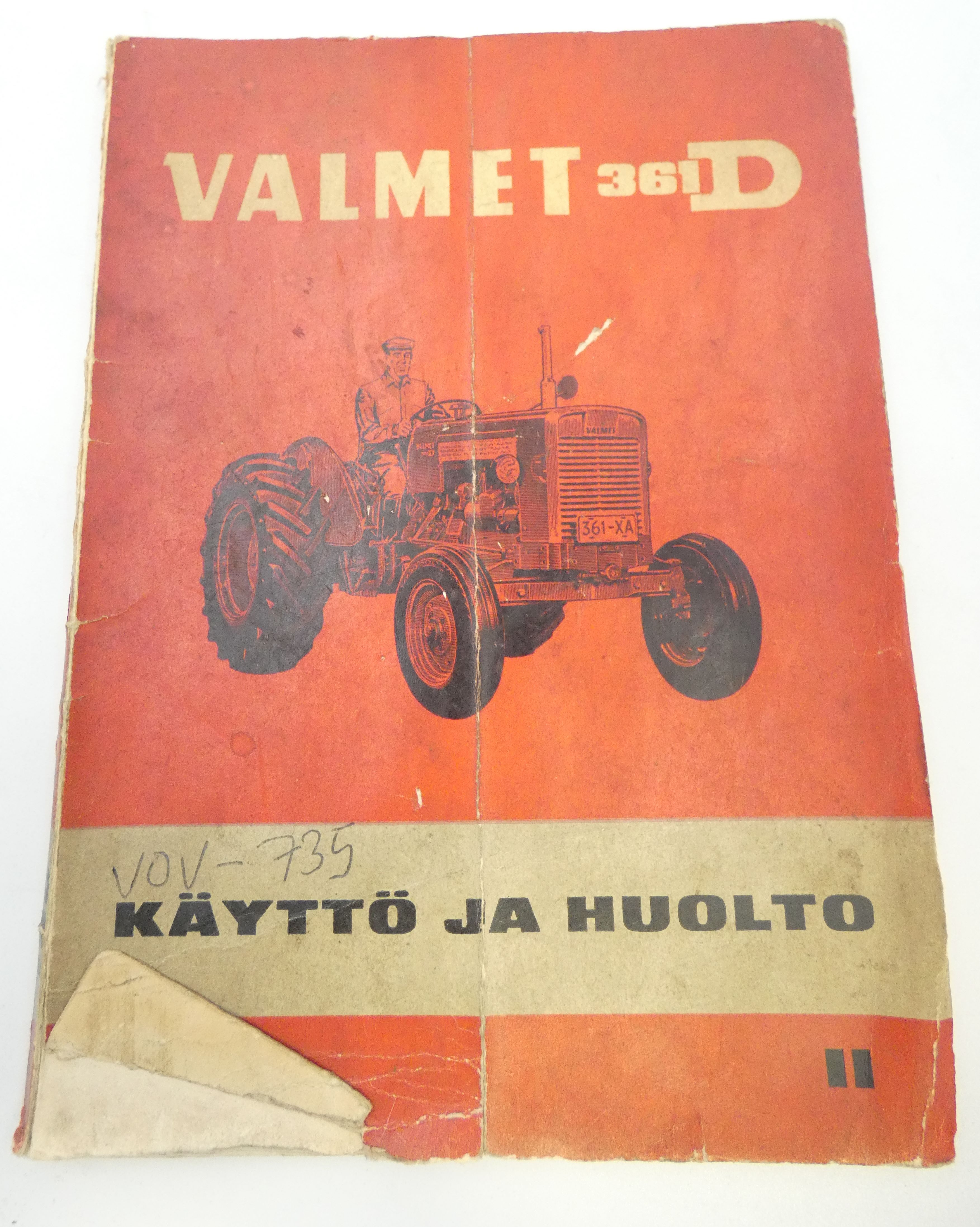 Valmet 361D käyttö ja huolto II