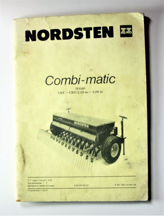 Nordsten Combi-matic CKF CKG Käyttöohjekirja