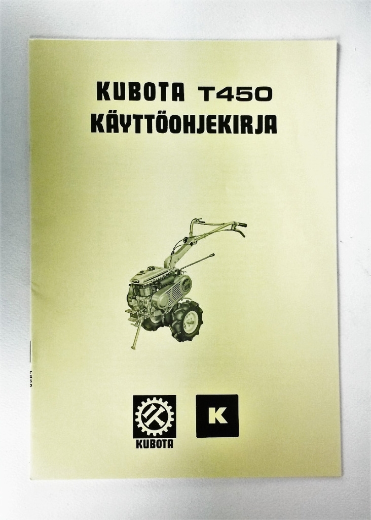 Kubota T450 Käyttöohjekirja