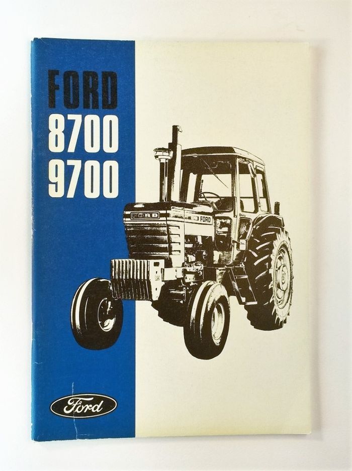 Ford 8700 ja 9700 Käyttö- ja huolto-ohjeet