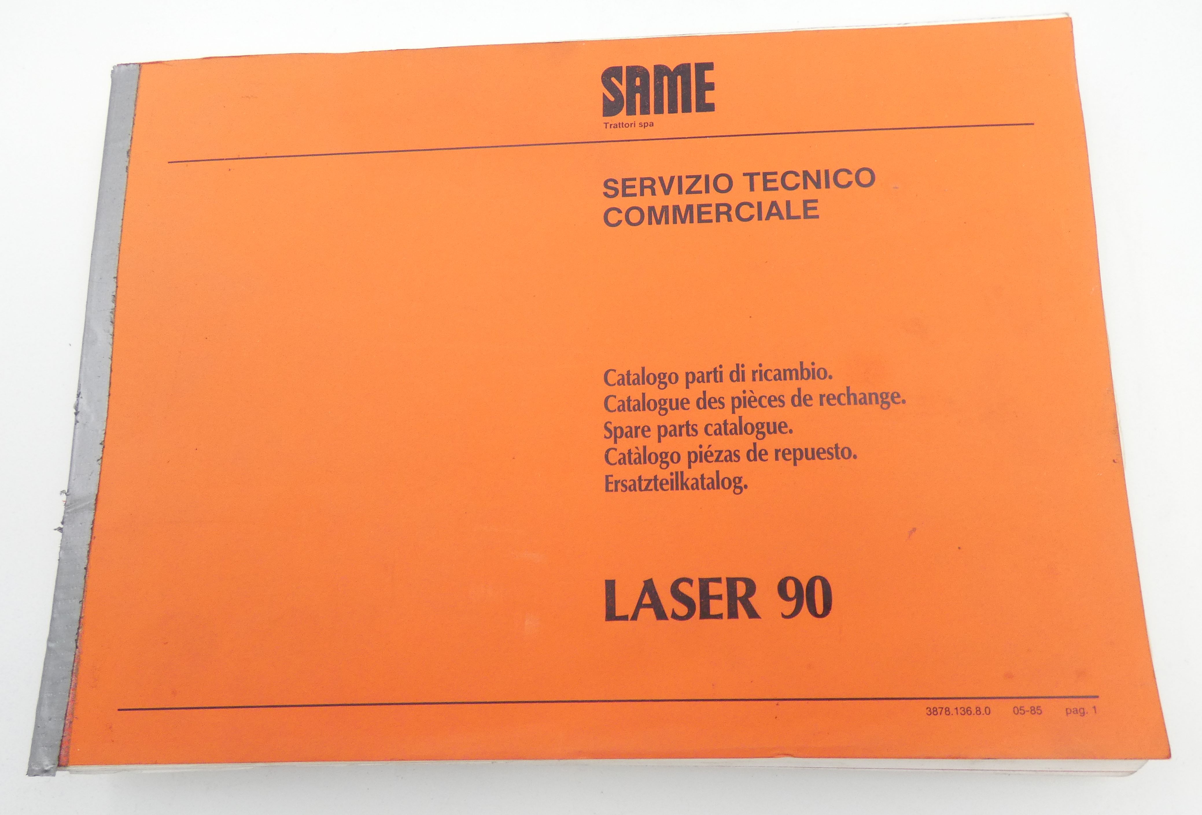 Same Laser 90 Spare parts catalogue